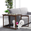 Hölzerne dekorative Hund Cage Pet Side Table House
